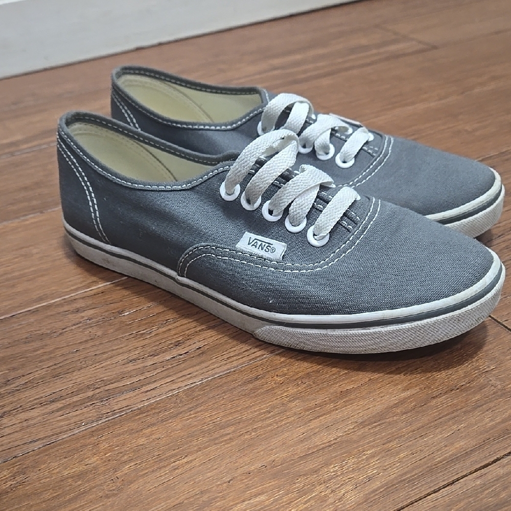 Vans Gray Canvas Sneakers